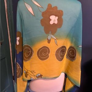 Women Soft Sheer Chiffon Bridal Wedding Evening Scarf Shawl Wrap Stole